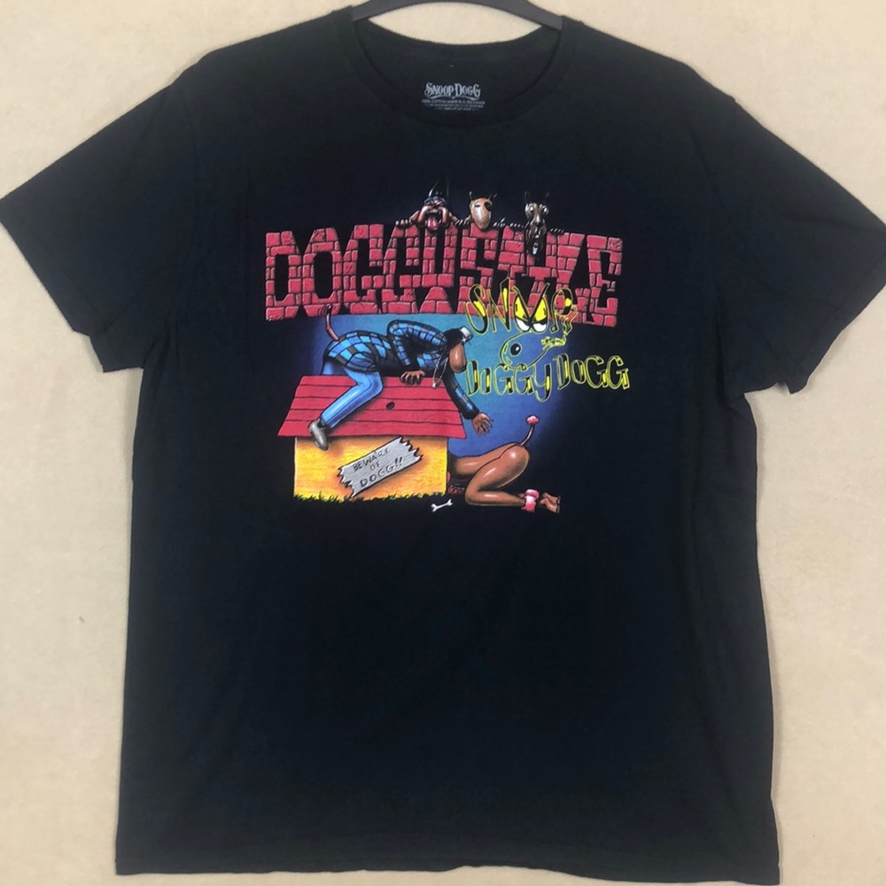 Snoop Dogg “Doggy Style” Short Sleeve Breathable Lightweight Shirt Men’s size XL